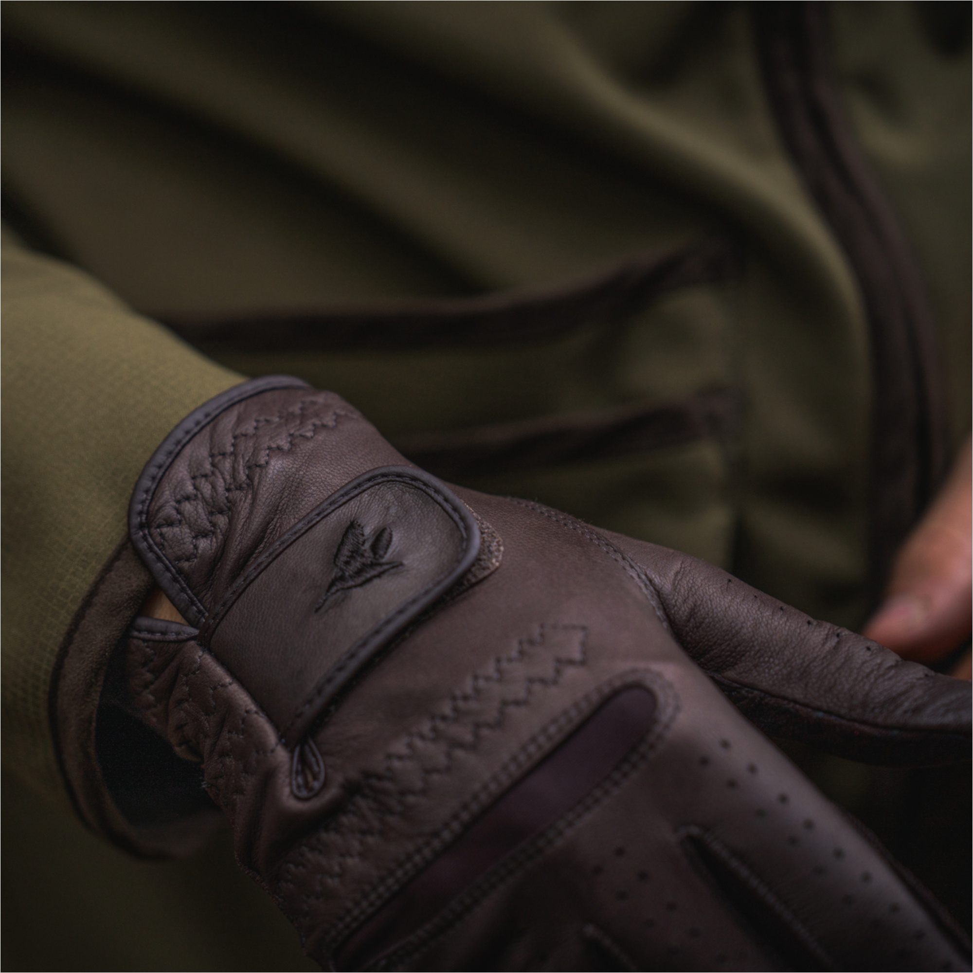 2025 Seeland Mens Aim Shooting Gloves 40437 - Chocolate Torte